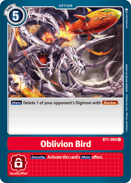 Oblivion Bird - Digimon