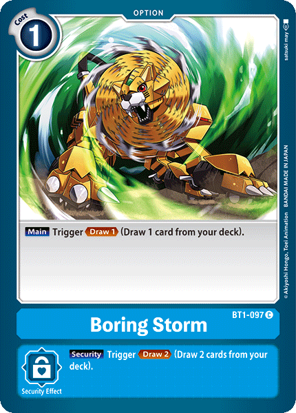 Boring Storm - Digimon