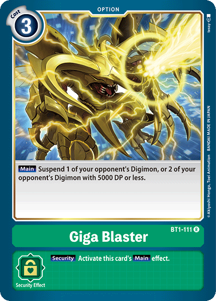 Giga Blaster - Digimon