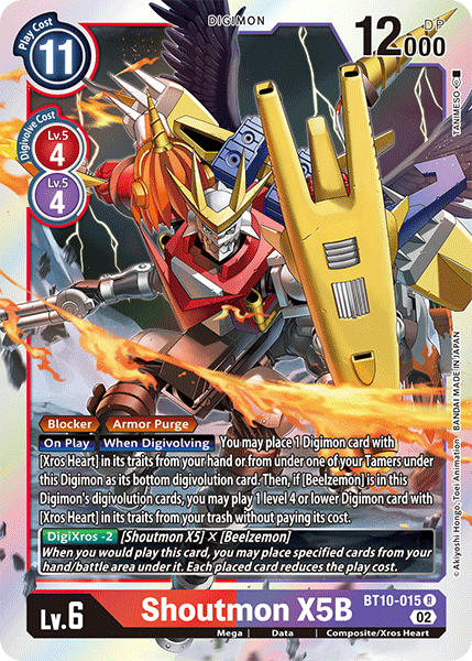 Shoutmon X5B - Digimon
