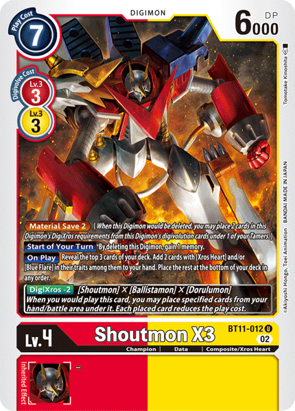 Shoutmon X3 - Digimon