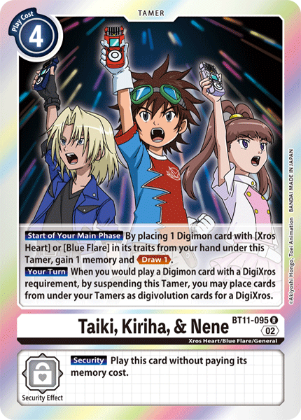Taiki, Kiriha, & Nene - Digimon