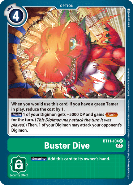 Buster Dive - Digimon