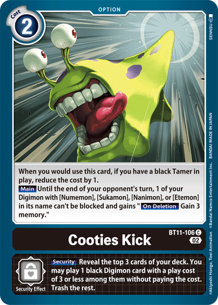 Cooties Kick - Digimon