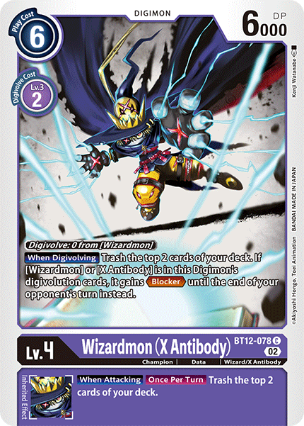 Wizardmon (X Antibody) - Digimon