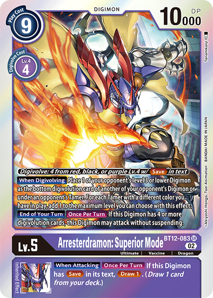 Arresterdramon: Superior Mode - Digimon