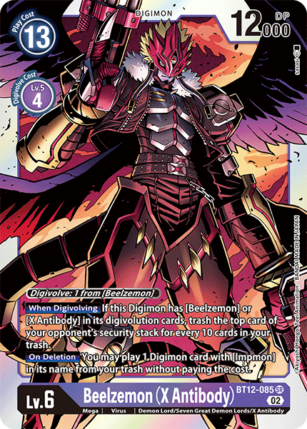 Beelzemon (X Antibody) - Digimon