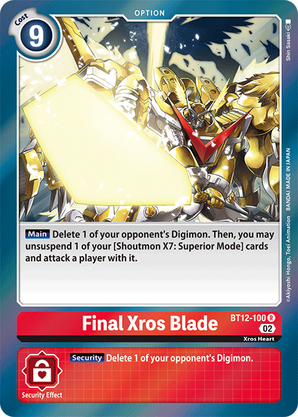 Final Xros Blade - Digimon
