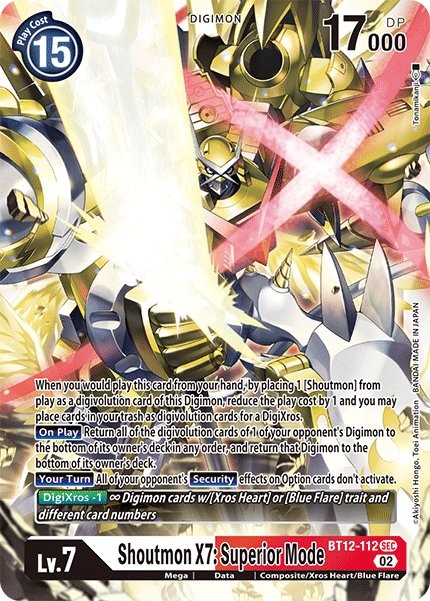 Shoutmon X7: Superior Mode - Digimon