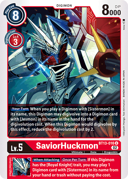 SaviorHuckmon - Digimon