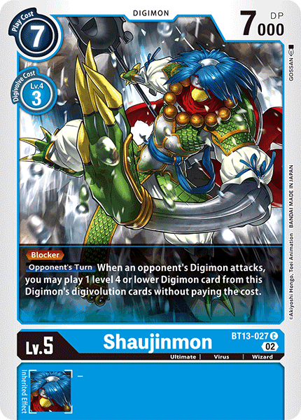 Shaujinmon - Digimon