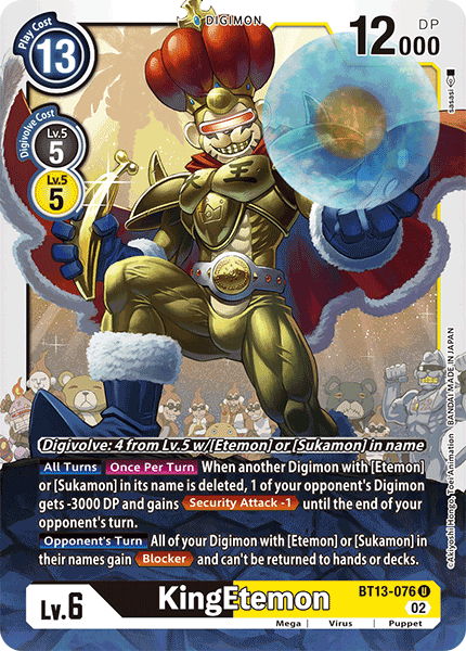 KingEtemon - Digimon
