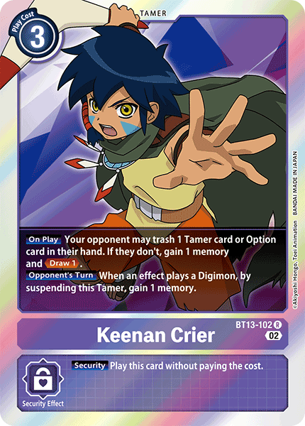 Keenan Crier - Digimon