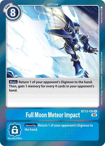Full Moon Meteor Impact - Digimon