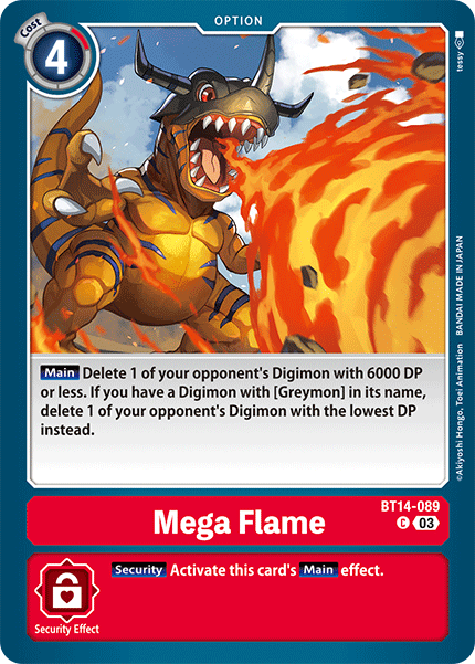 Mega Flame - Digimon
