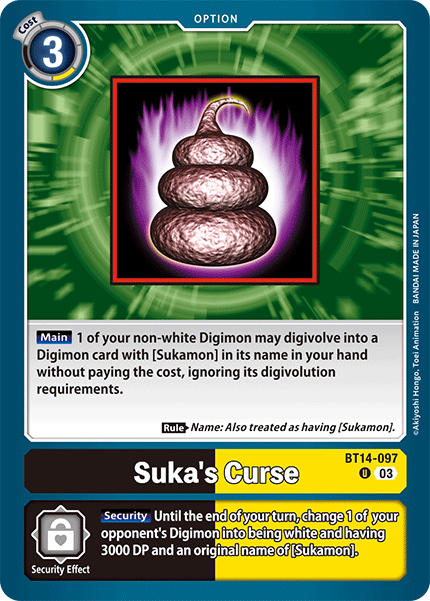 Suka's Curse - Digimon
