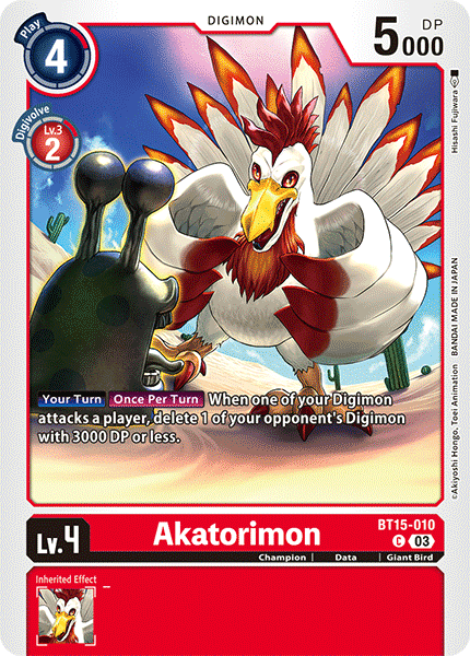 Akatorimon - Digimon