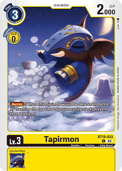 Tapirmon - Digimon