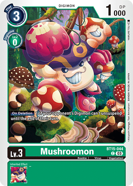 Mushroomon - Digimon