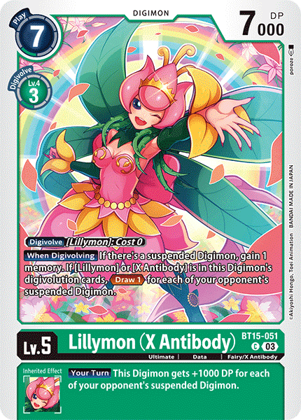 Lillymon (X Antibody) - Digimon
