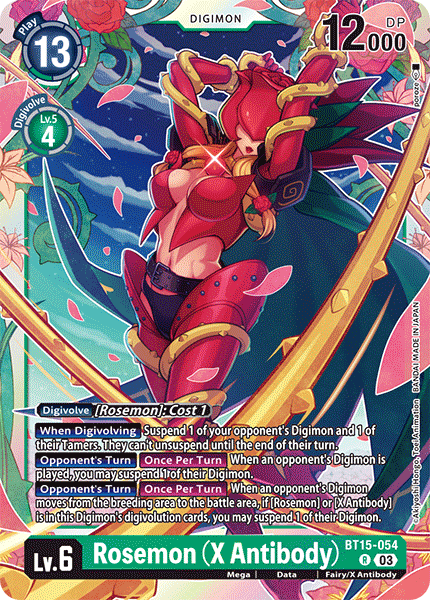 Rosemon (X Antibody) - Digimon