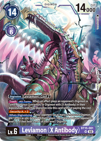 Leviamon (X Antibody) - Digimon
