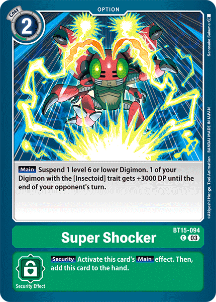 Super Shocker - Digimon