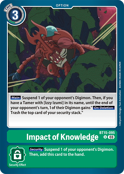 Impact of Knowledge - Digimon