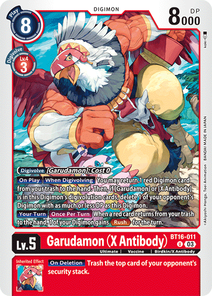 Garudamon (X Antibody) - Digimon