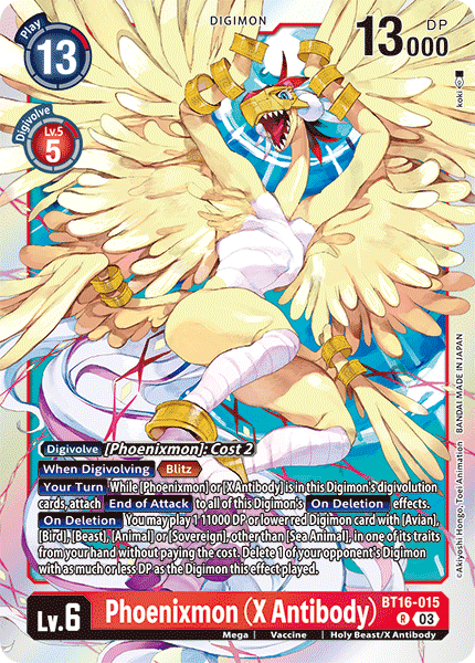 Phoenixmon (X Antibody) - Digimon