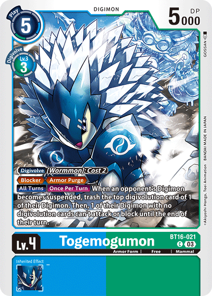 Togemogumon - Digimon