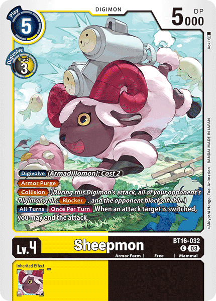 Sheepmon - Digimon