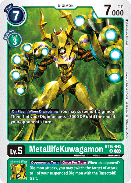 MetallifeKuwagamon - Digimon