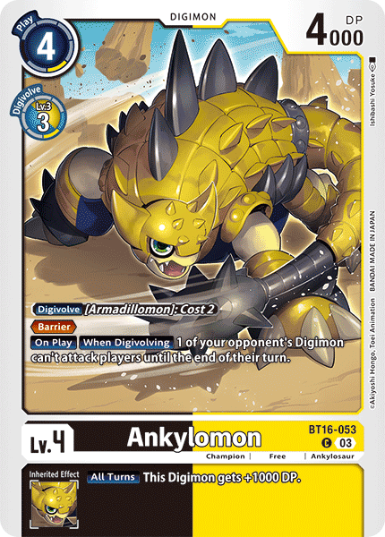 Ankylomon - Digimon