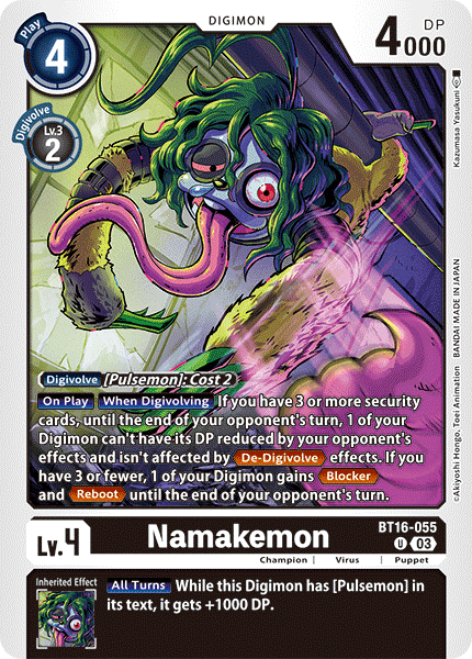 Namakemon - Digimon