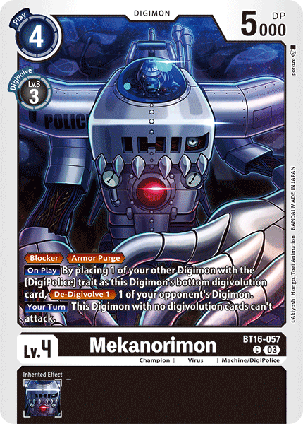 Mekanorimon - Digimon