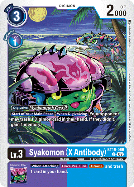 Syakomon (X Antibody) - Digimon