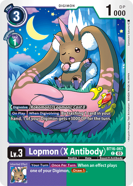 Lopmon (X Antibody) - Digimon