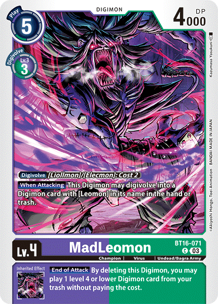 MadLeomon - Digimon