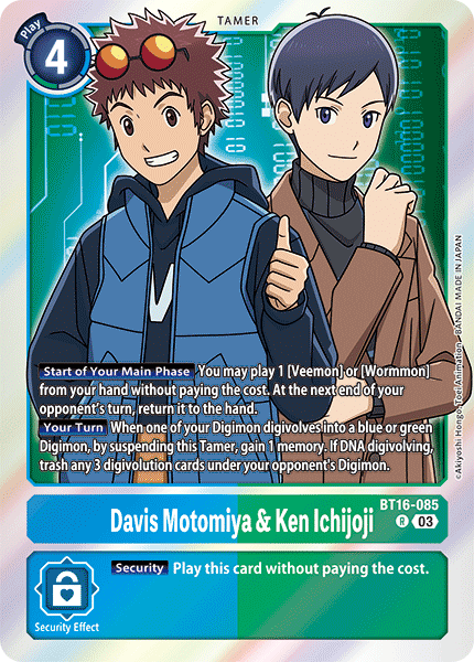 Davis Motomiya & Ken Ichijoji - Digimon