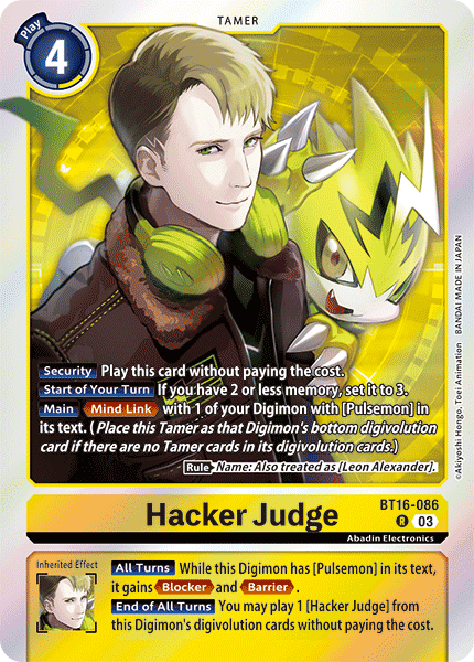 Hacker Judge - Digimon