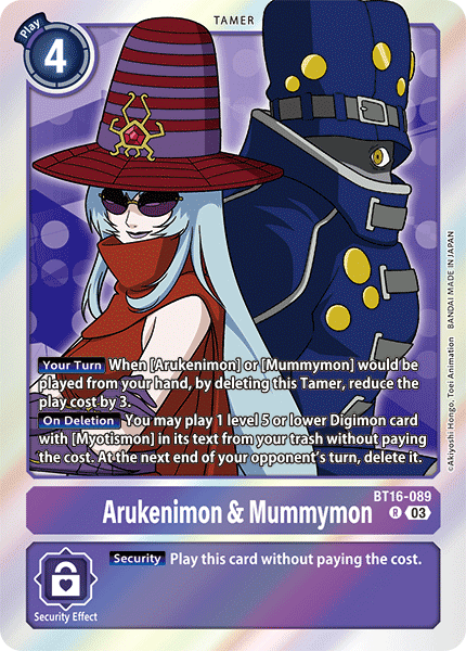 Arukenimon & Mummymon - Digimon