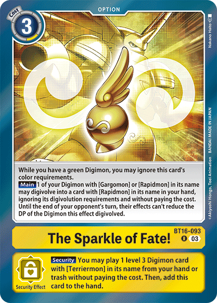 The Sparkle of Fate! - Digimon