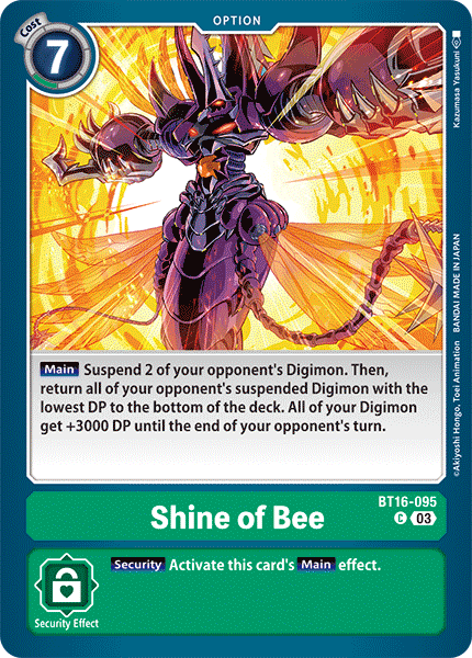 Shine of Bee - Digimon