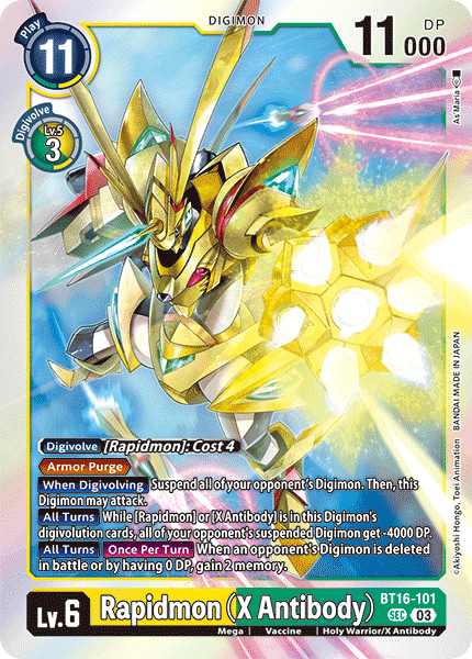 Rapidmon (X Antibody) - Digimon