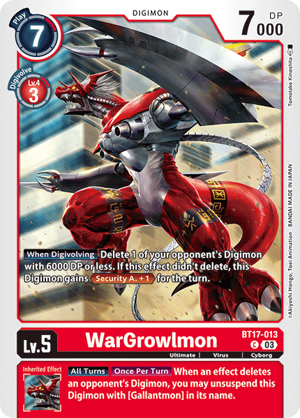 WarGrowlmon - Digimon