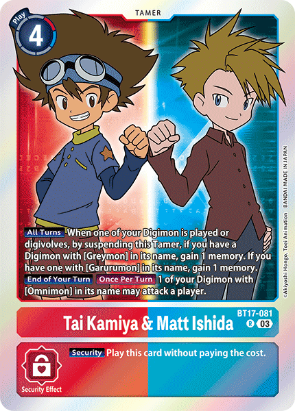 Tai Kamiya & Matt Ishida - Digimon