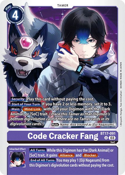 Code Cracker Fang - Digimon