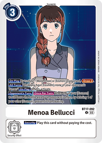 Menoa Bellucci - Digimon
