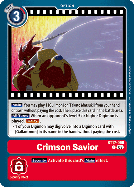 Crimson Savior - Digimon